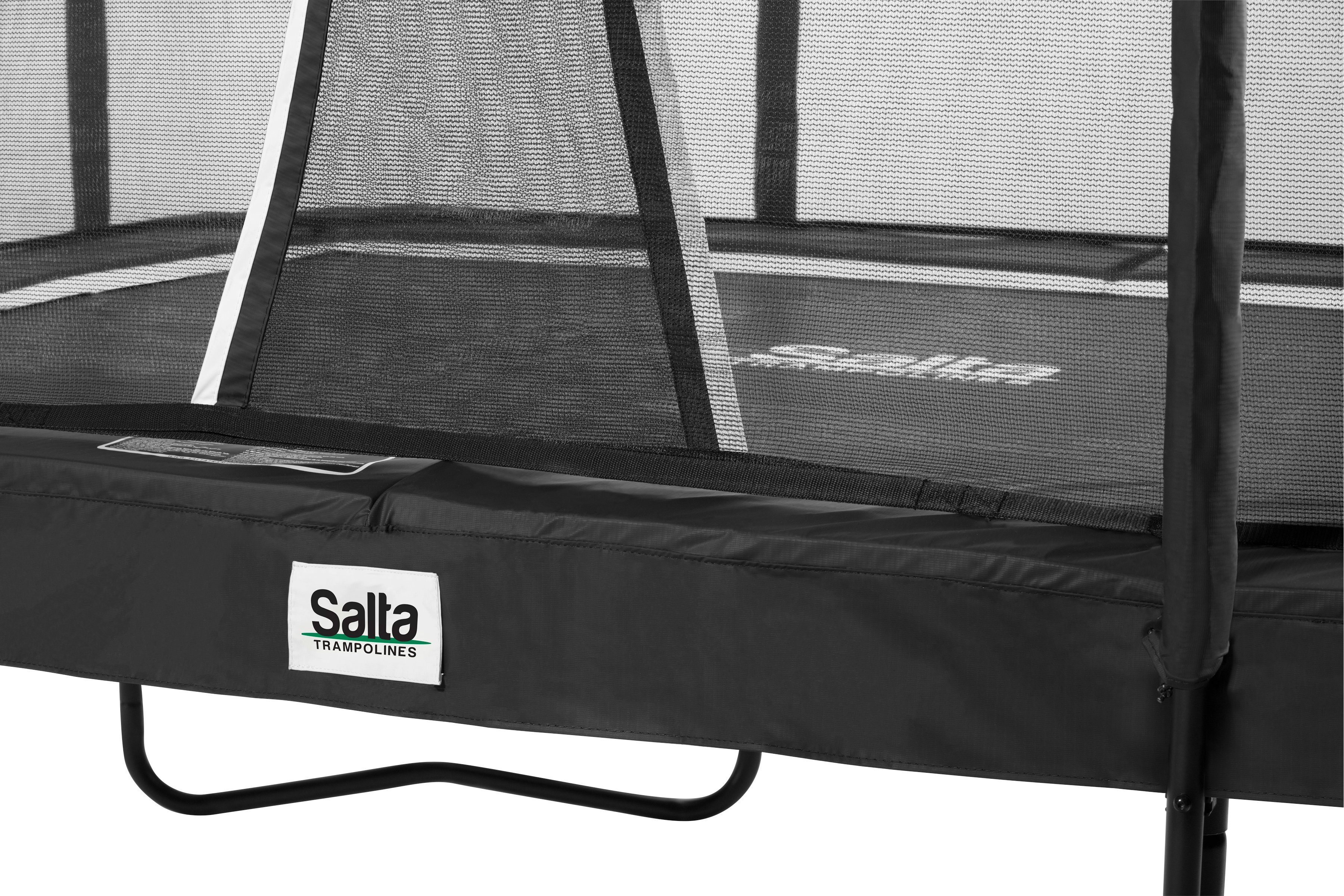 Salta Gartentrampolin Premuim Black Edition, Schutzrand schwarz
