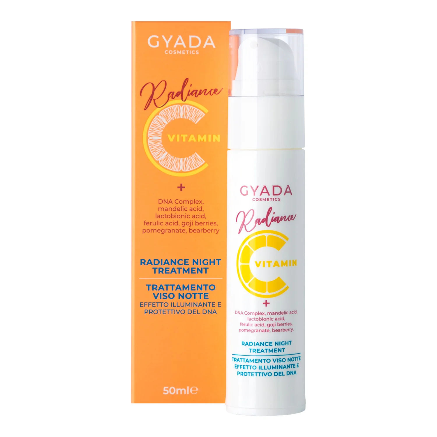 Radiance vitamin C noćni tretman za blistavost - posvjetljujući noćni tretman, noćni tretman protiv bora, noćni tretman protiv nepravilnosti