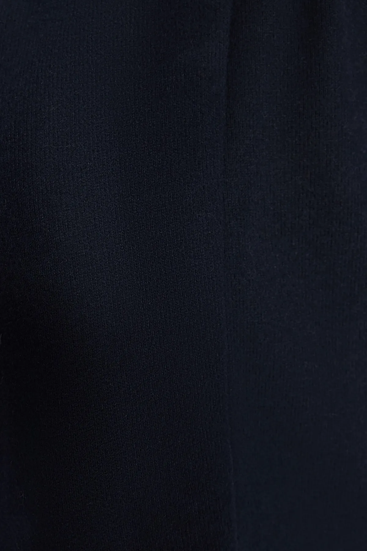 Trendyol Collection  Marineblauer Strickrock in A-Linie/Glockenform Thessaloniki/Strickoptik mit Ziernähten TWOAW24ET00083