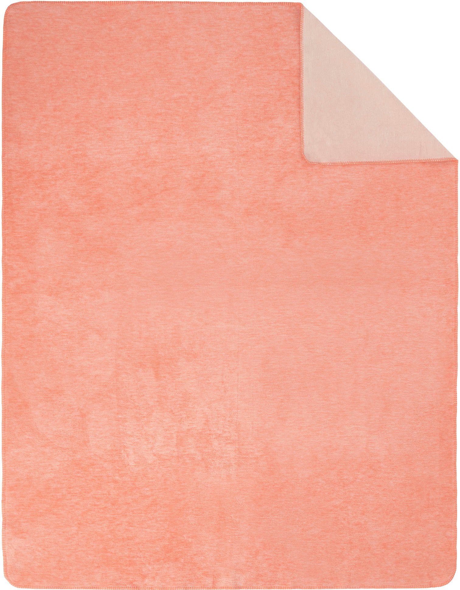 Wohndecke Jacquard Decke Dublin, IBENA, in trendigen Pastellfarben