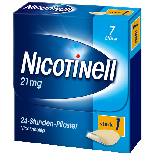 NICOTINELL 21 mg/24-Stunden-Pflaster 52,5mg  7 St  Pflaster, transdermal