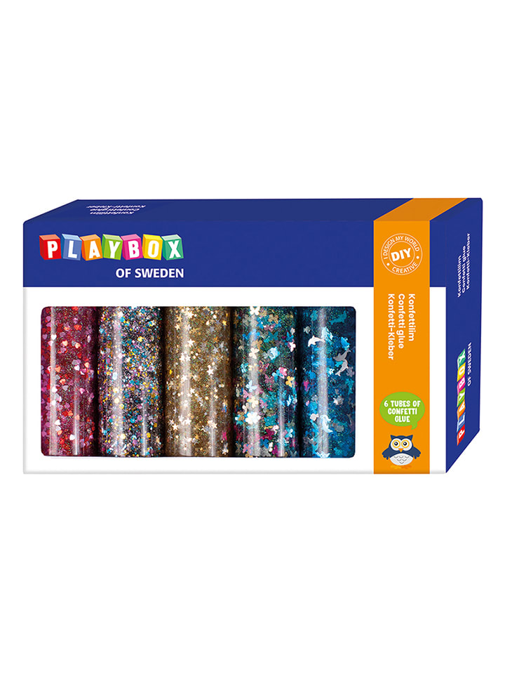 Playbox Konfetti-Kleber - 6 Stück à 118 ml - ab 3 Jahren günstig kaufen onesize