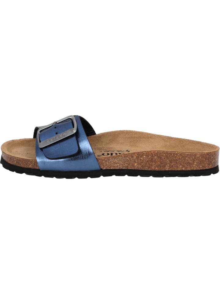 palado Pantoletten in blau struktur günstig kaufen