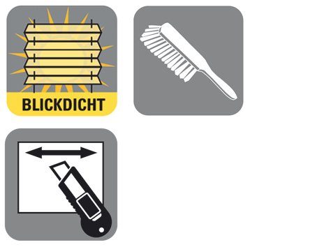 Plissee EASYFIX Plissee mit 2 Bedienschienen, GARDINIA, Lichtschutz, ohne Bohren, verspannt, Klemmfix, in der Breite kürzbar