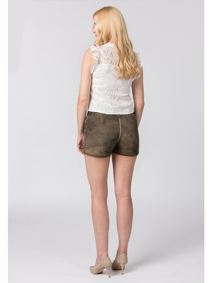 Stockerpoint Stockerpoint Trachtenlederhose Leya in kiesel gespeckt günstig kaufen