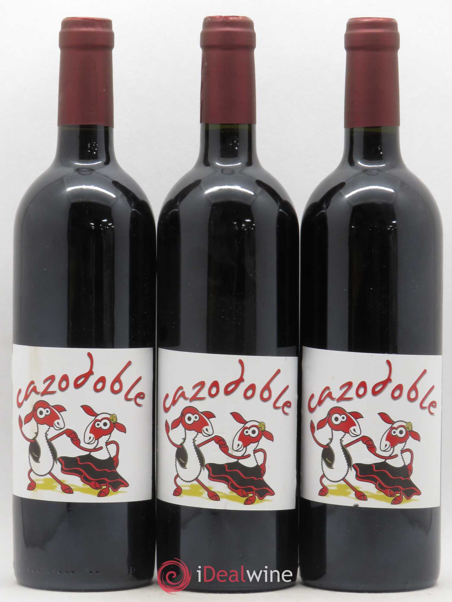 Vin de France Cazodoble Combes de Cazo 2012 - Lot de 3 Bouteilles
