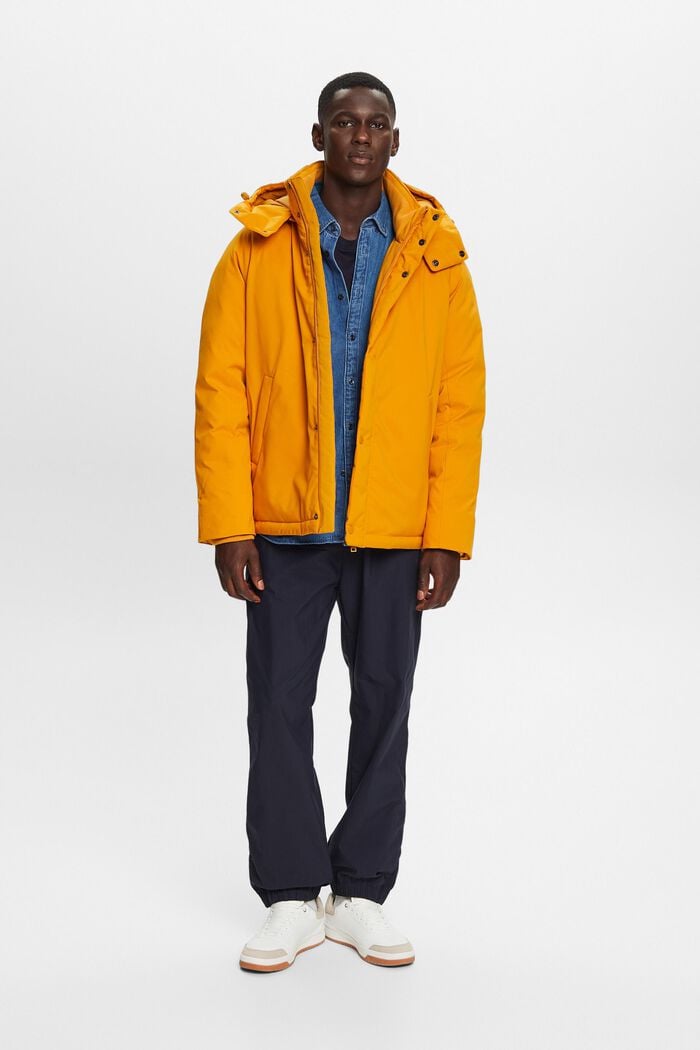 Daunenjacke mit Kapuze