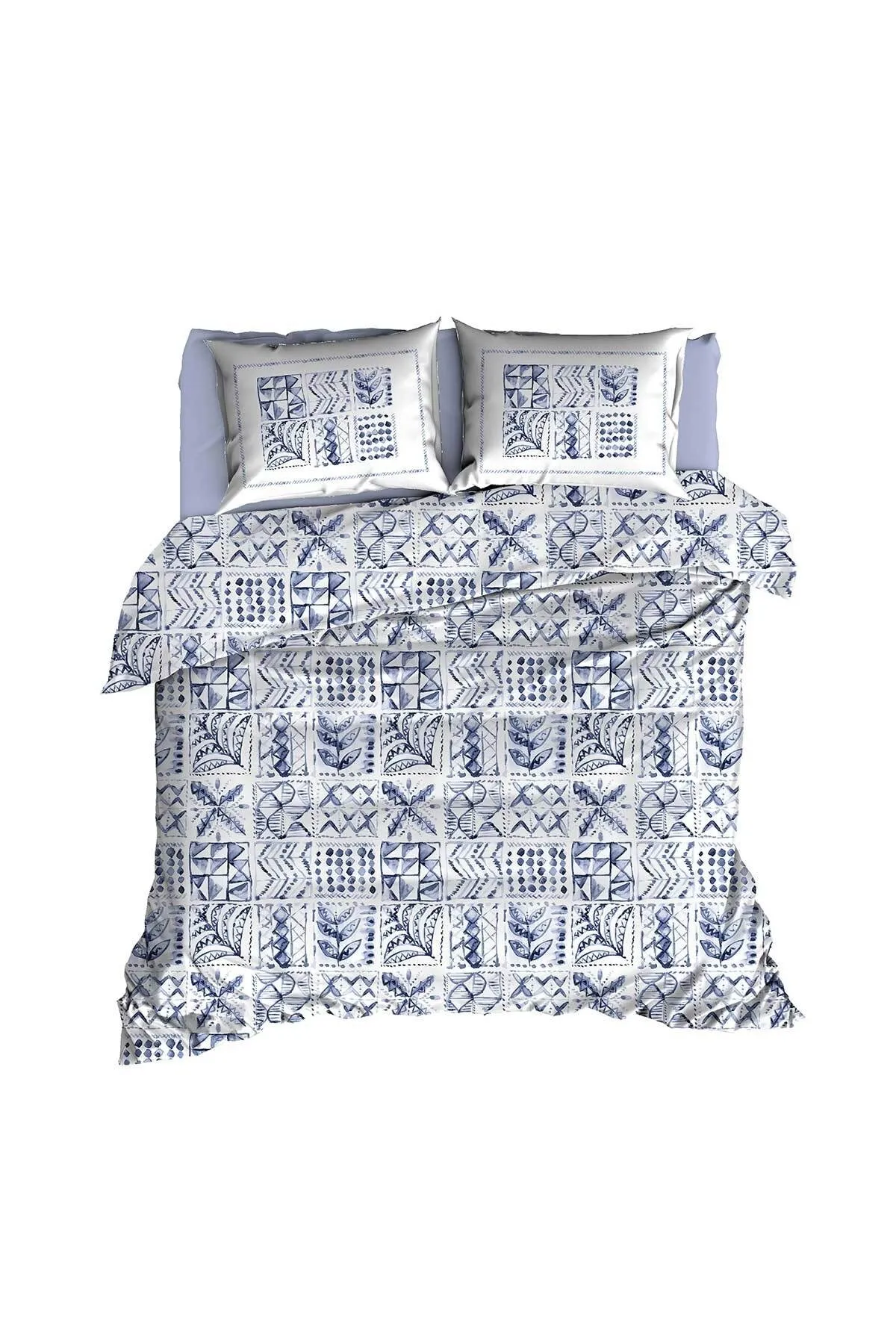 Elart  Spark Spannbettbezug-Set für Einzelbett, 100 % natürliche Baumwolle, Ranforce, 3-teilig
