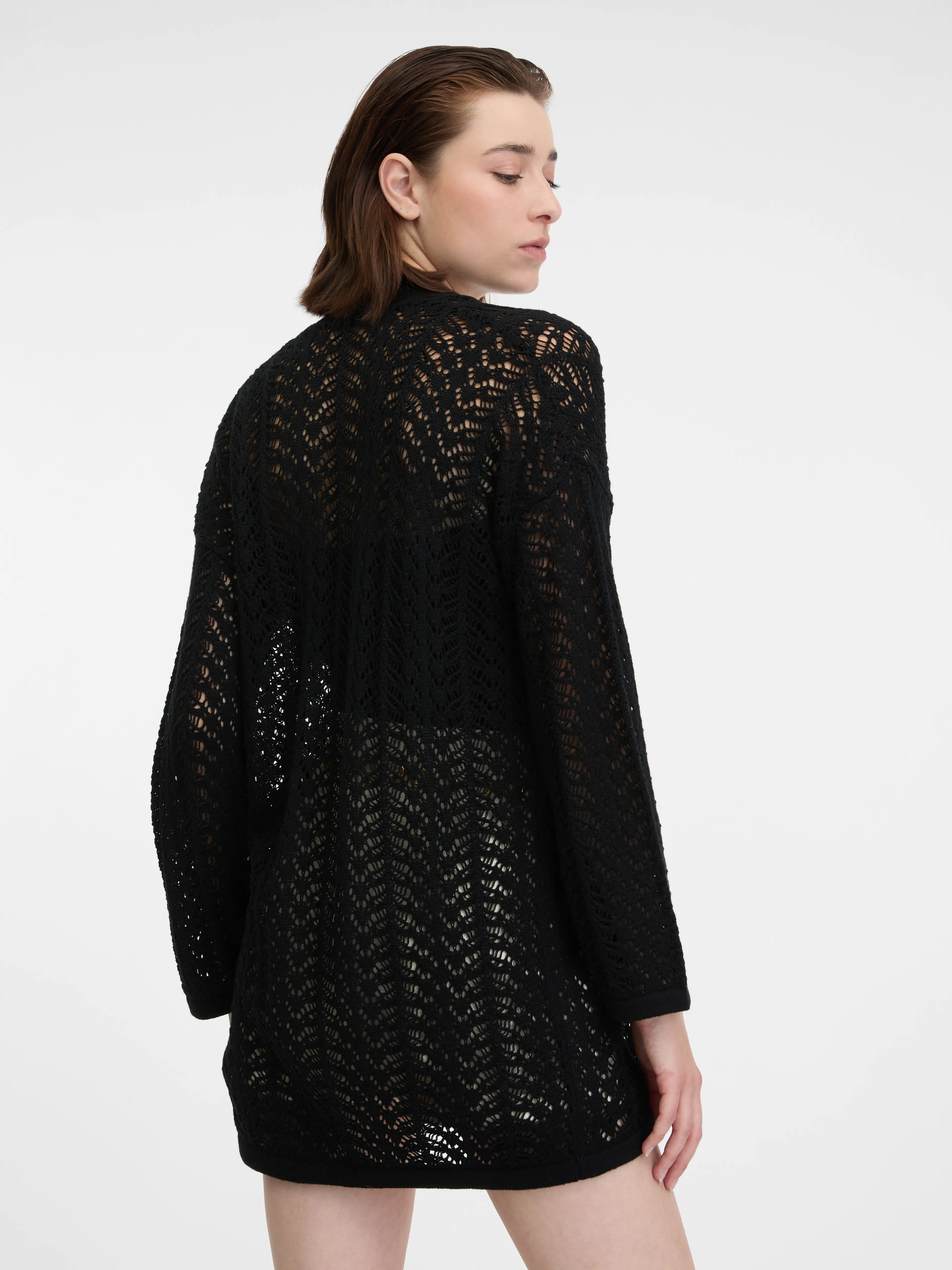Schwarze Damen-Strickjacke ORSAY