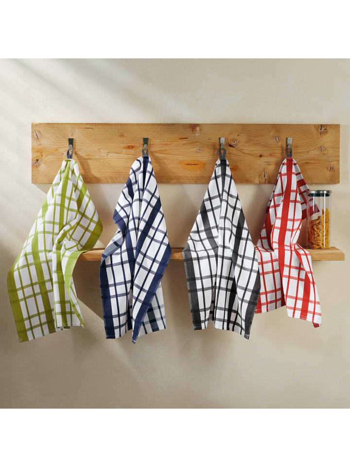 REDBEST Baumwolle Geschirrtuch 3er-Pack in grau günstig kaufen 50 x 70 cm