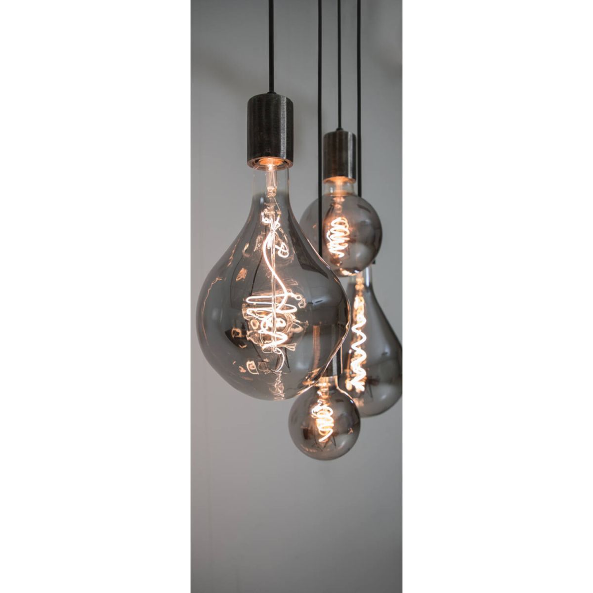 Trendhopper E27 LED-Kugel Rauch 9,5x14cm