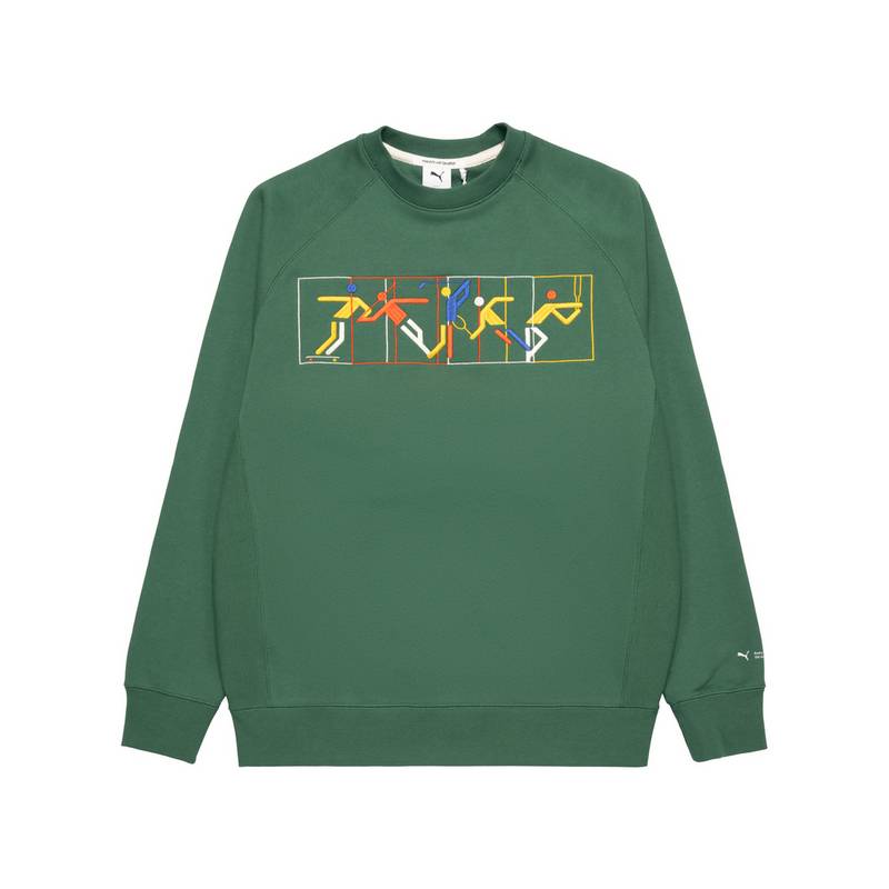PUMA MMQ HEROES Graphic Crew Sweatshirt Sweatshirt Herren