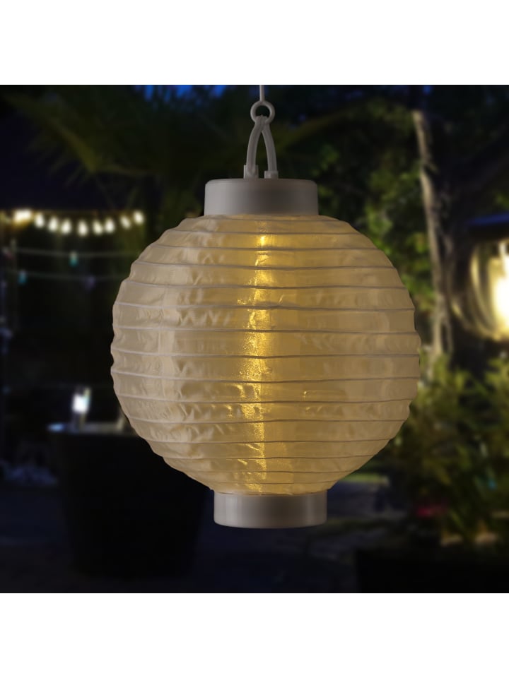 MARELIDA LED Solar Lampion in weiß - D: 20cm günstig kaufen onesize