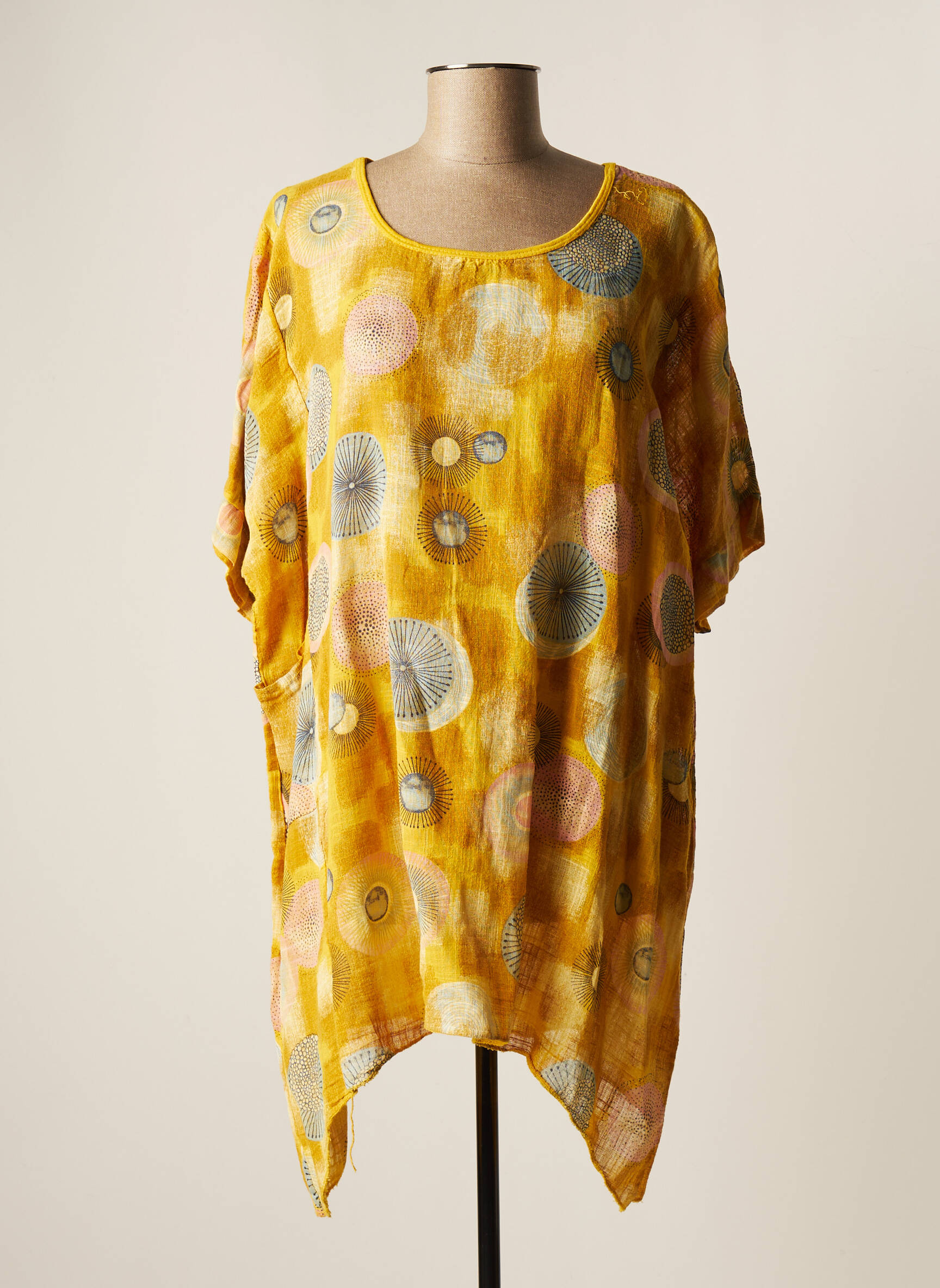 La Petite Nimoise Tuniquemanchecourte Femme couleur jaune