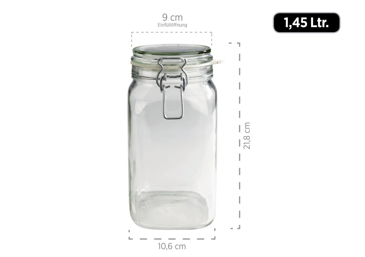 Mäser Serie Gothika, 7 teiliges Einmachglas-Set