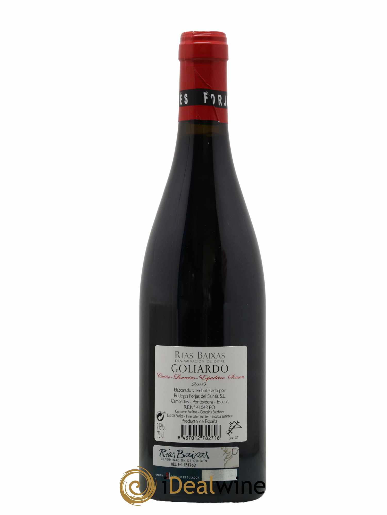 Espagne Goliardo Tinto Forjas Del Salnes 2020 - Lot de 1 Bouteille