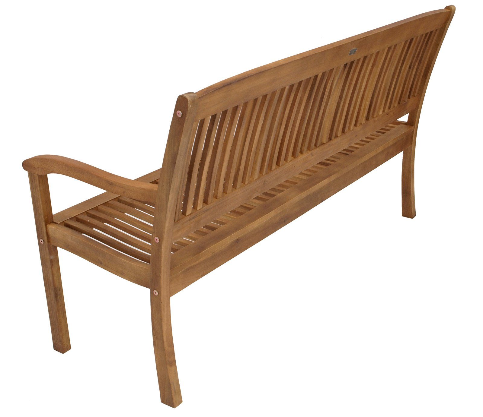 TPFGarden Gartenbank Menorca (aus massivem Akazienholz Holzbank, 1-St., Sitzbank Outdoor Gartenbank 3-Sitzer 157cm), Holz ist geölt - Hochwertige Verarbeitung