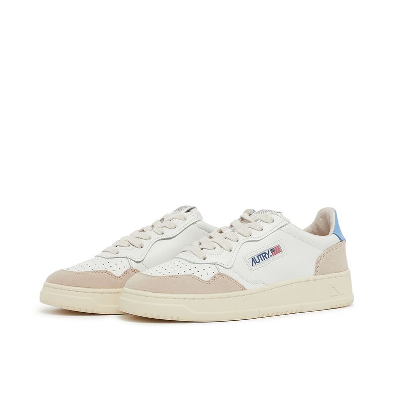 Autry Wmns Medalist Low leat/suede wht/vista