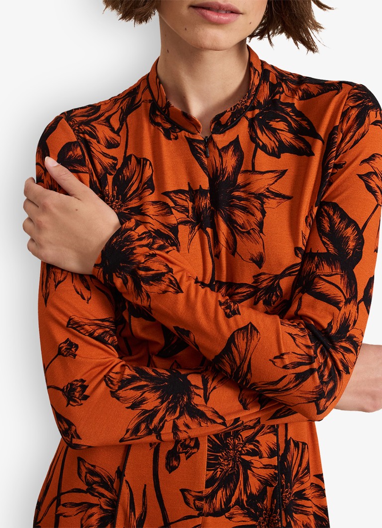 Phase Eight Krissy midi-bluseskjørt med blomstertrykk