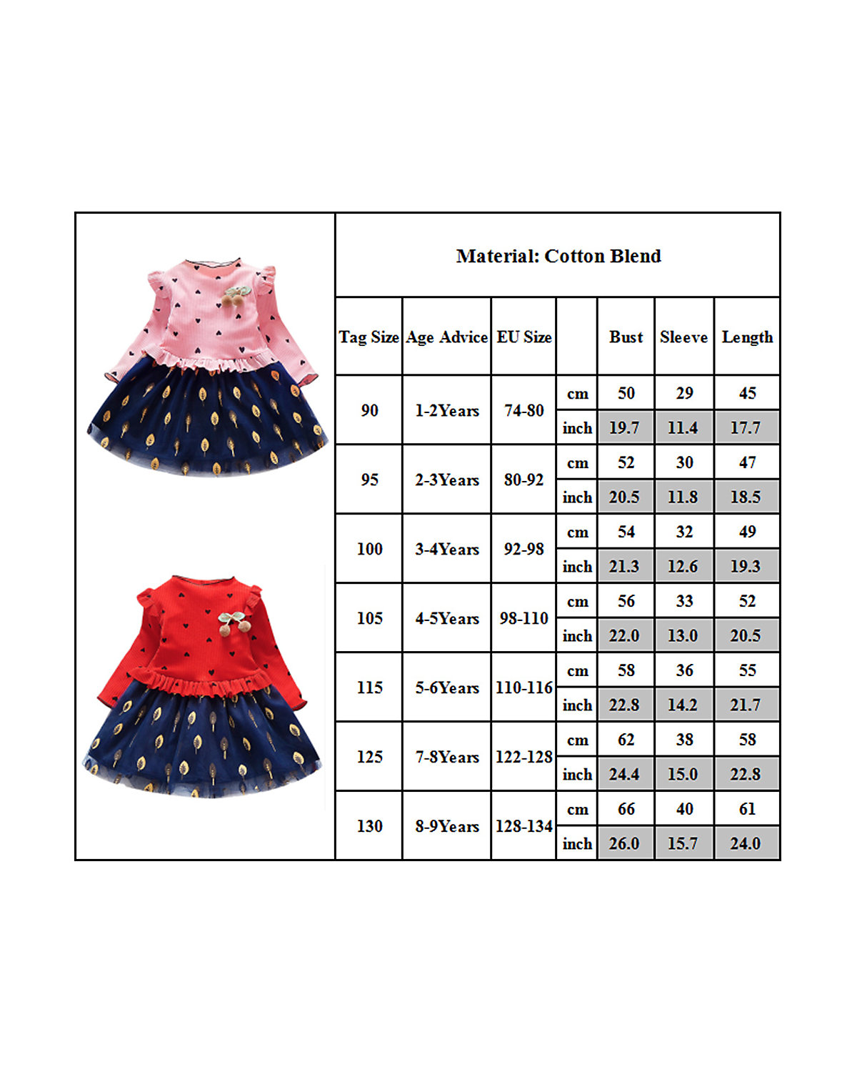 frler Langarmkleid Kleider für Mädchen