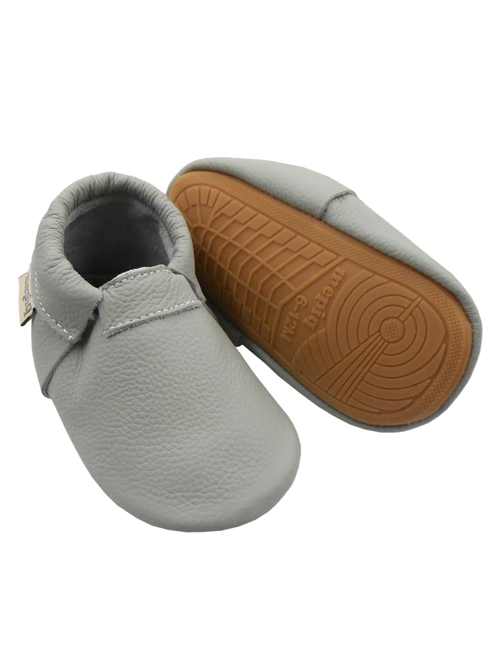 Yalion Baby Leder-Krabbelschuhe in Hellblau günstig kaufen 23/24