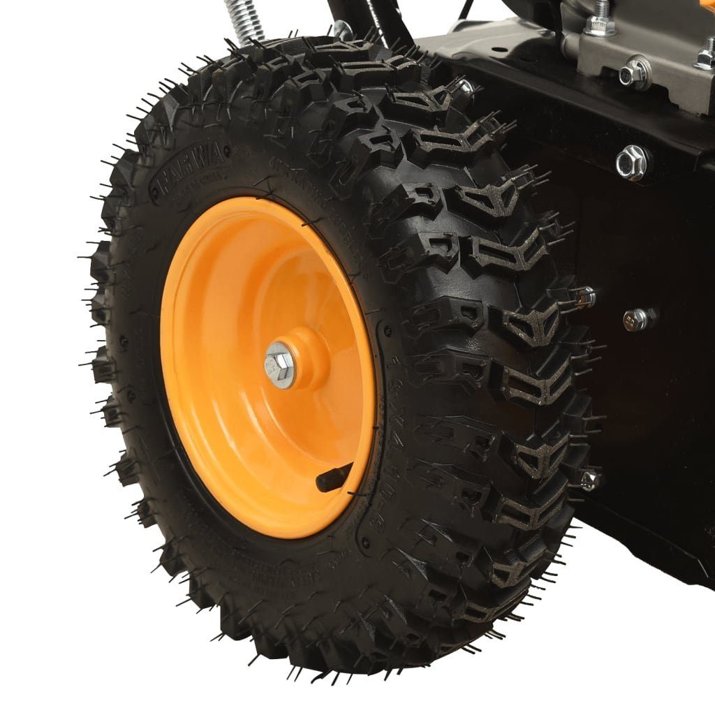 DOTMALL Kehrmaschine 2-in-1 Kombi Benzin Kehrmaschine Schneefräse 6,5PS