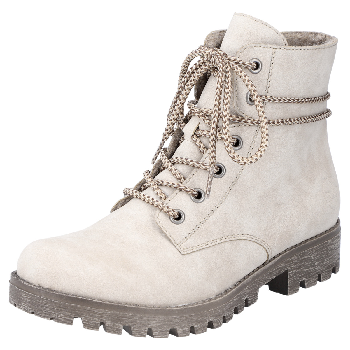 Rieker 78538 Schnürboots creme