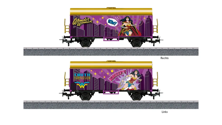 Märklin 44828 - H0 Märklin Start up - Kühlwagen Wonder Woman
