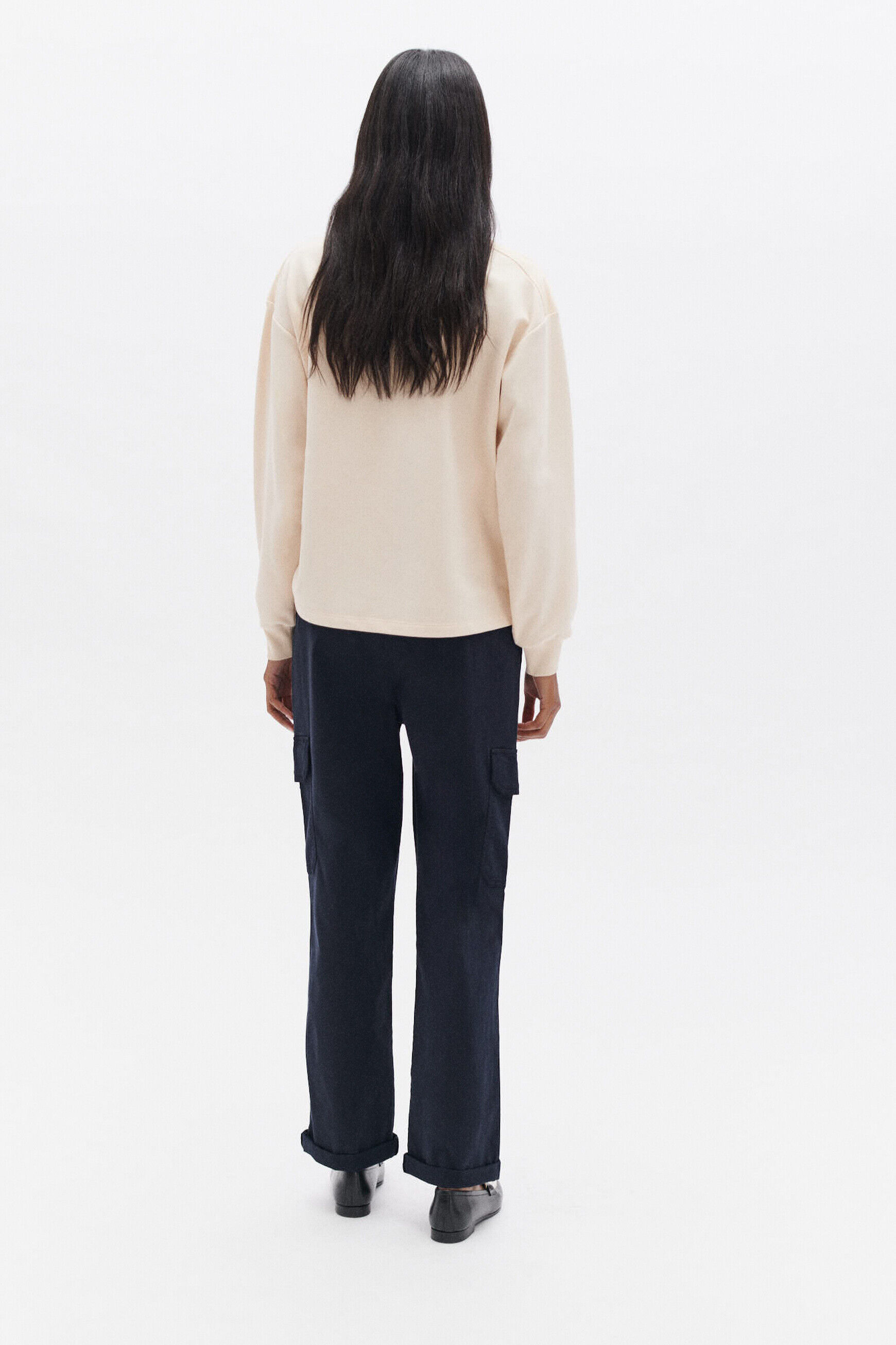 T-shirt tepale ecru femme