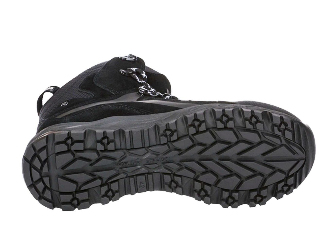 Engelbert Strauss Schnürboots Winter Herren knöchelhoch schwarz Winterboots rutschfest, warm gefüttert, wasserdicht, Gummiüberkappe