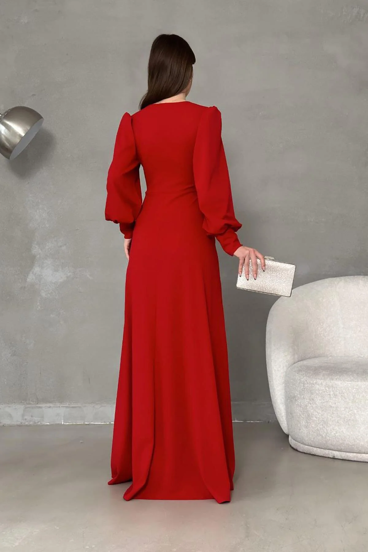 Deafox  Kleid - Rot - A-Linie