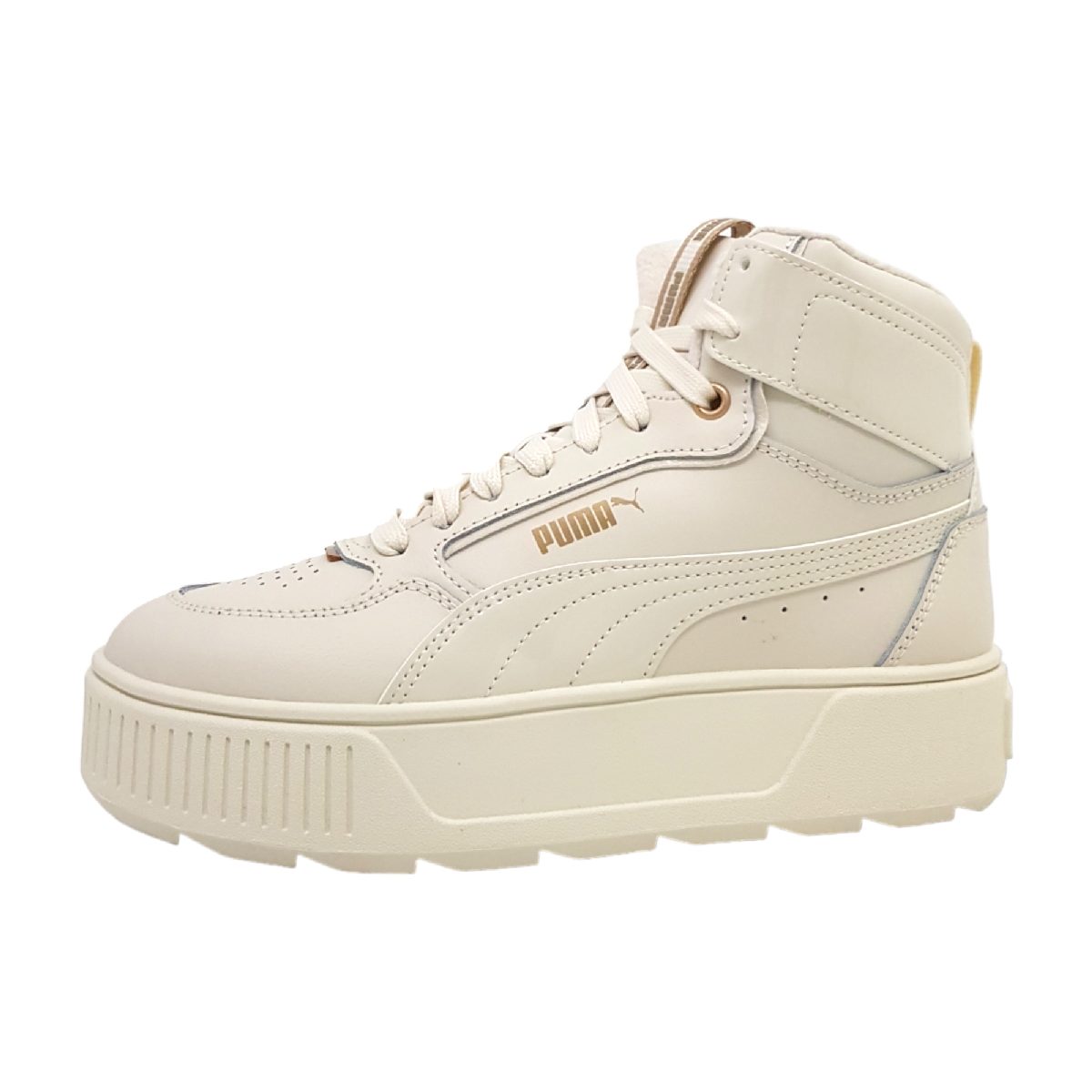 Puma Karmen Rebelle Mid 387624 Beige 004 Snow/ Gold