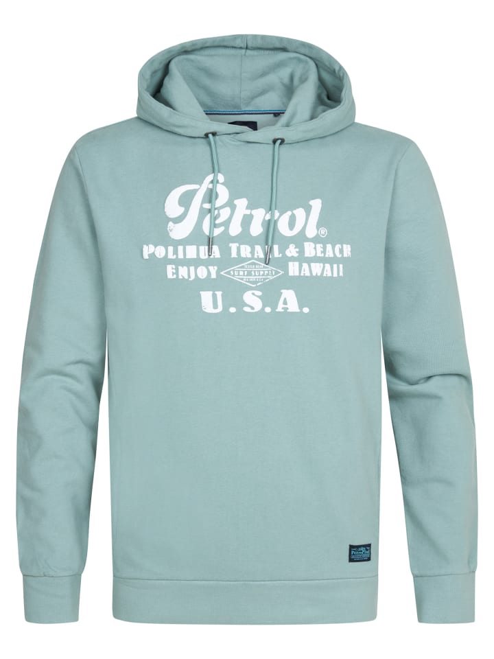 Petrol Industries Hoodie mit Aufdruck Rio in Blau günstig kaufen