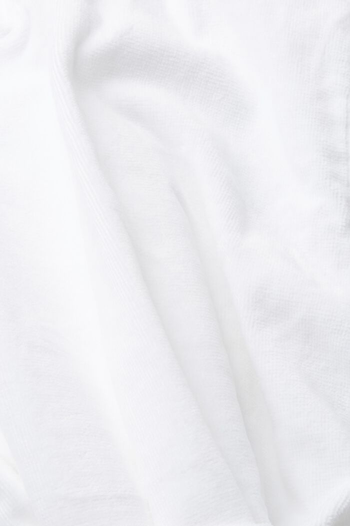 Velours-Bademantel, 100% Baumwolle