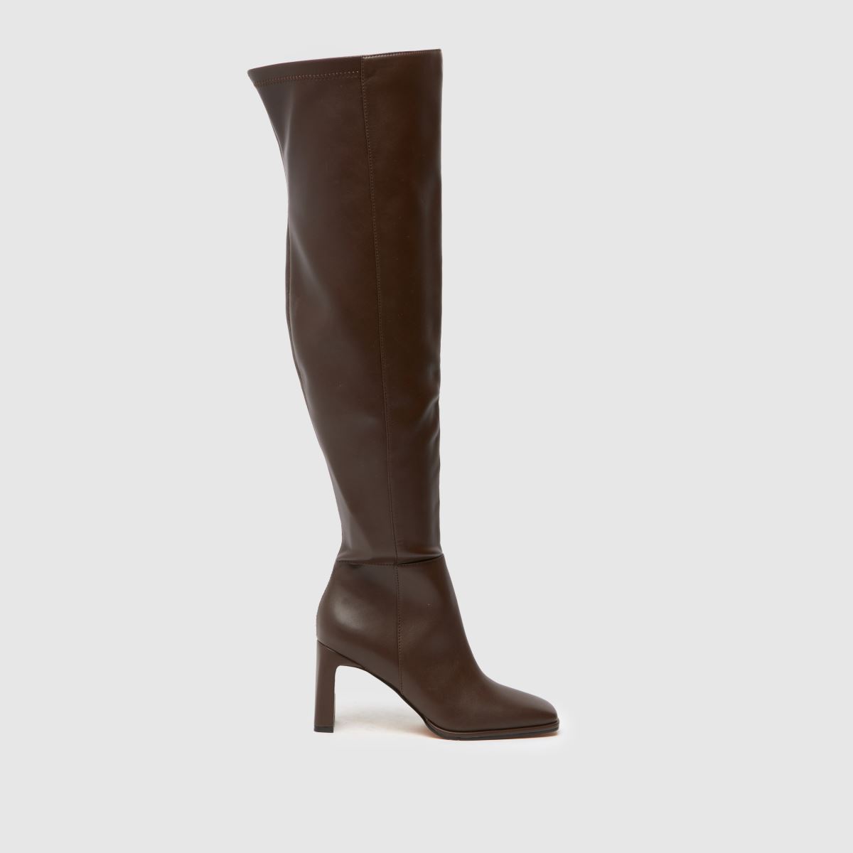 schuh dulcie térdig érő csizma barna színben
