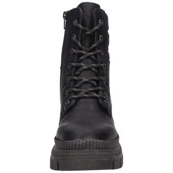 Rieker Schnür Boots in schwarz