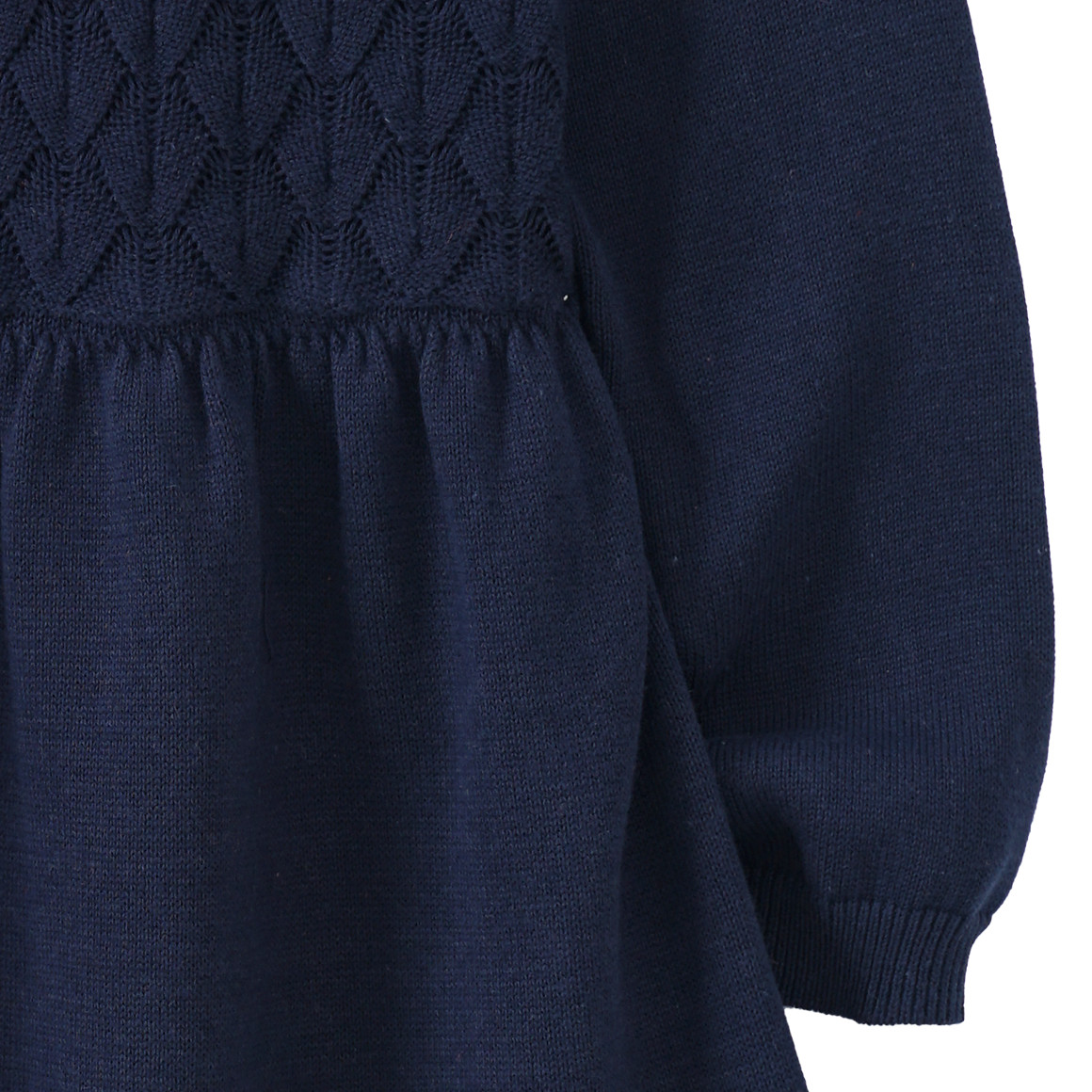 Mädchen Strickkleid mit Struktur