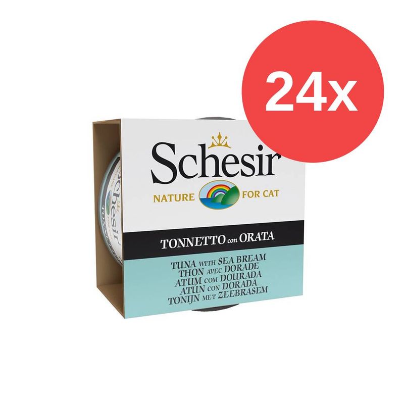 Sparpaket Schesir Tuna in Gelee 24 x 85 g zu TOP-Preisen | bitiba