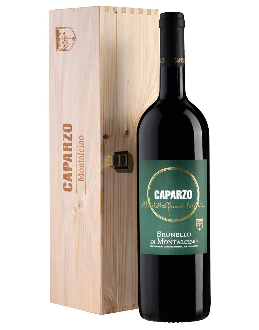 Brunello di Montalcino DOCG 2018 Caparzo Magnum 1,5 ℓ, Caisse bois