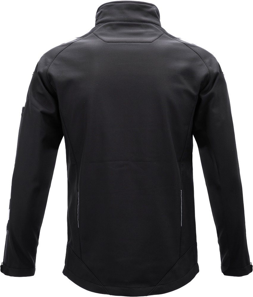JOB Arbeitsjacke Sommer-Soft Shell Jacke Arbeitsjacke schwarz