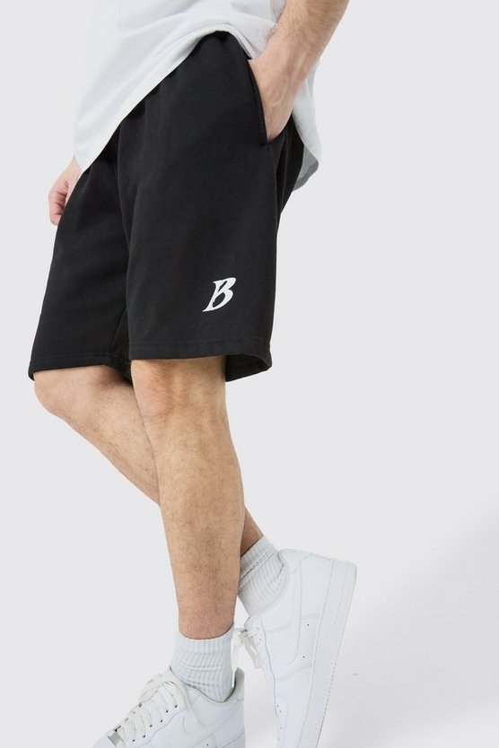 Plus lockere Shorts mit Print