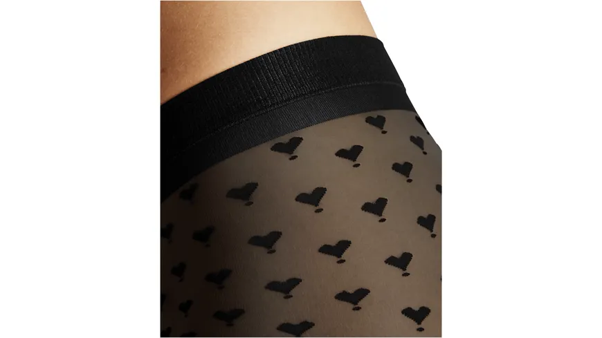 FALKE Damen Feinstrumpfhose Darling 15 DEN schwarz