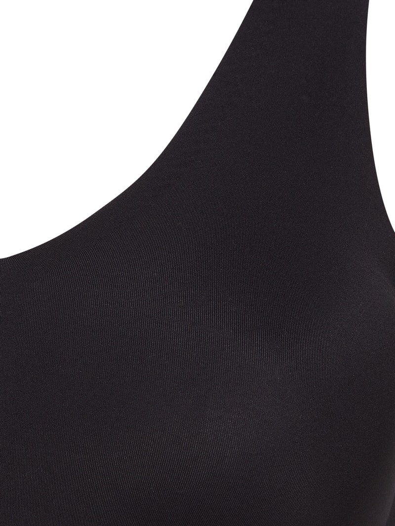 Bustier mit Stretch-Anteil - wattiert in schwarz