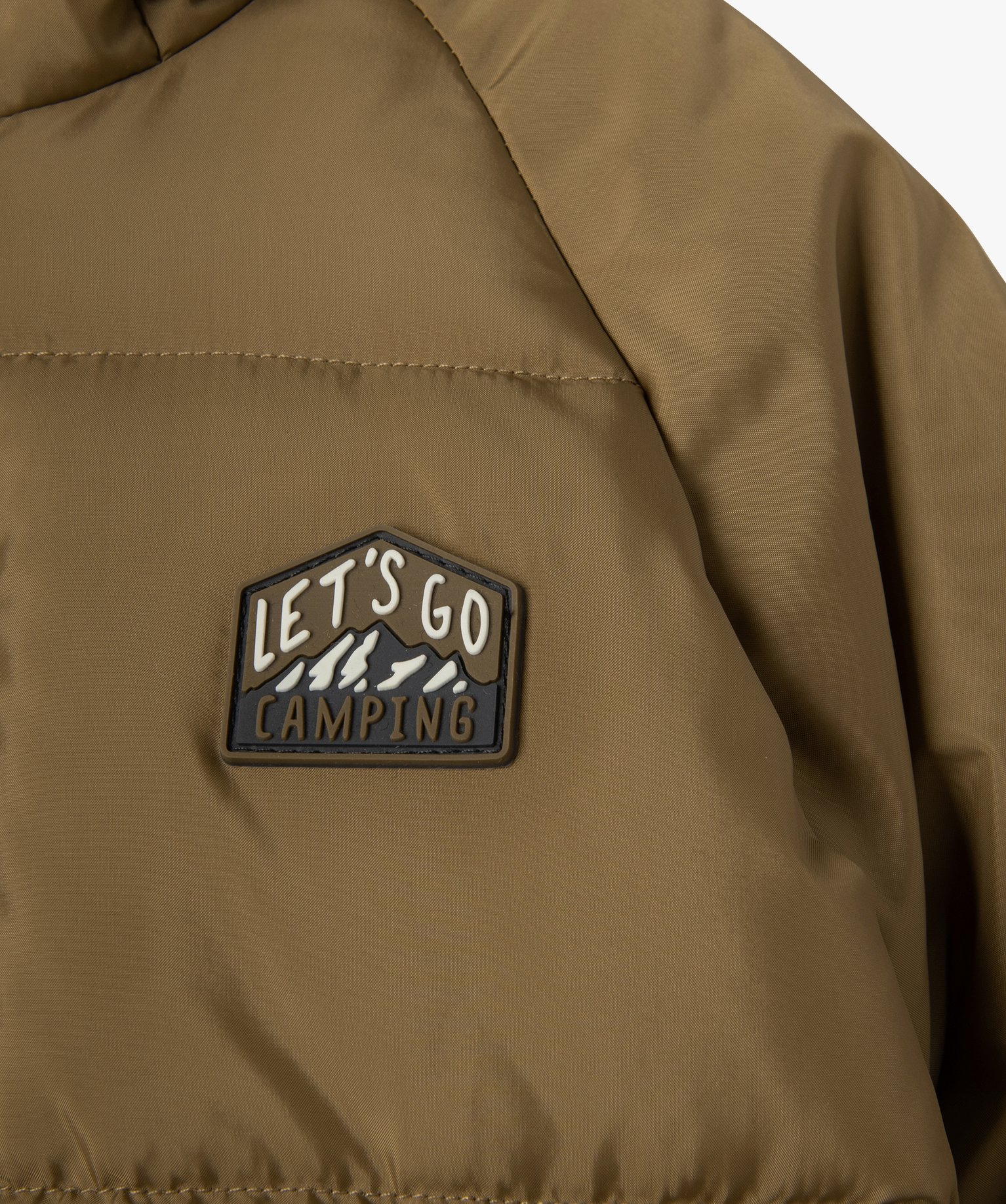 Blouson bébé Garçon chaud à capuche et doublure polaire beige | GEMO