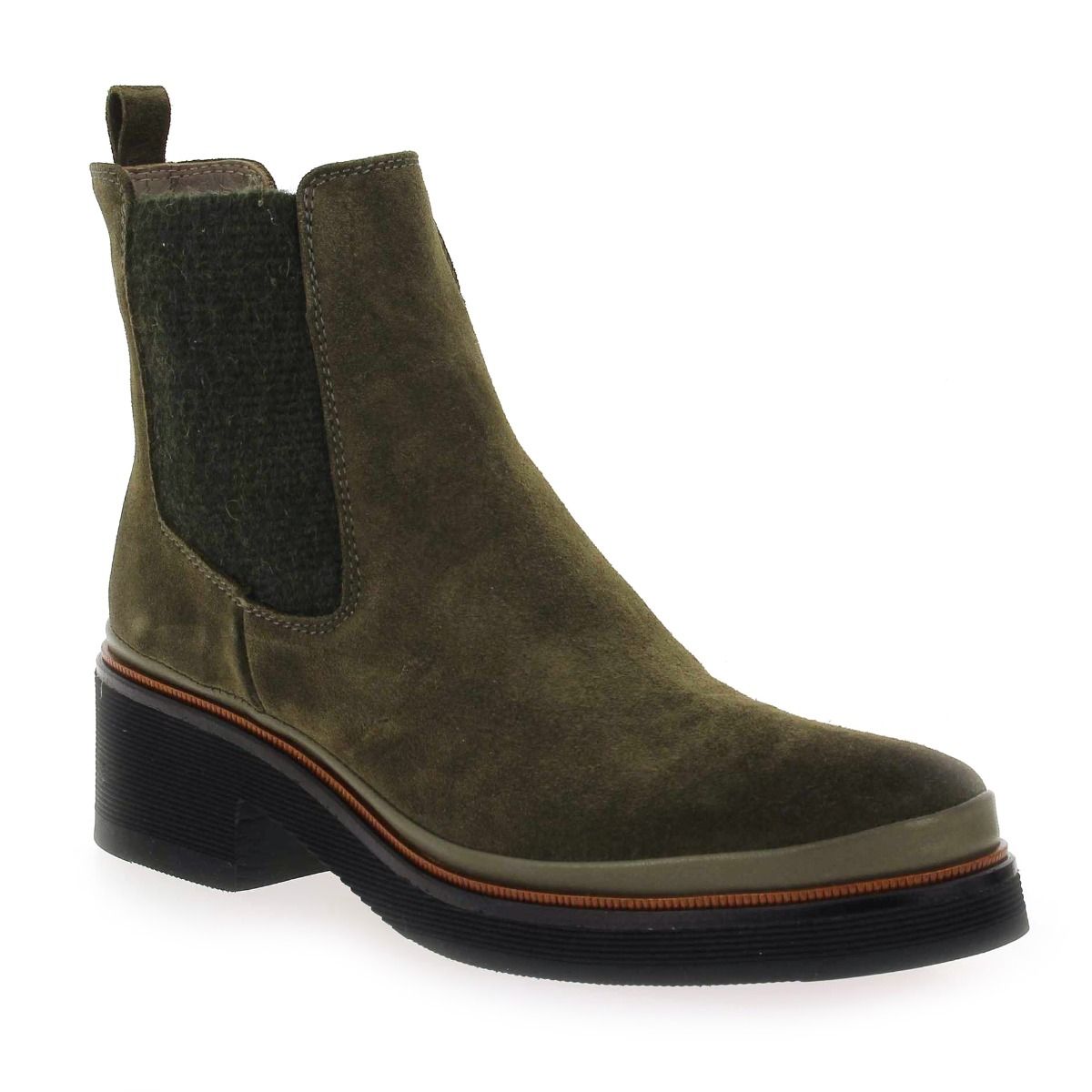 XSA  9176 HEEL - Kaki