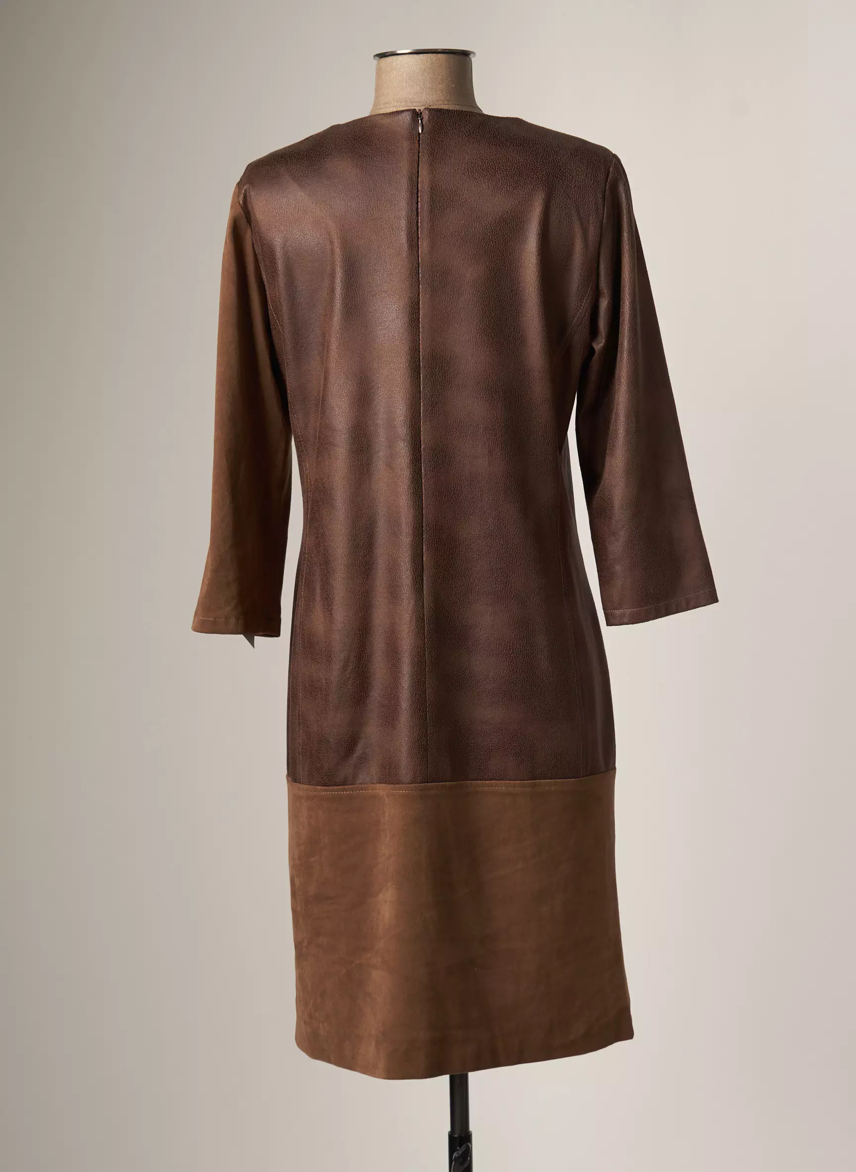 Jean Delfin Robes Mi Longues Femme couleur marron