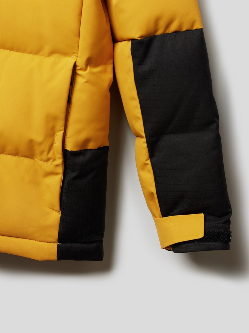 Jacke mit Stepp-Optik Modell 'Daunenoptik' in senfgelb