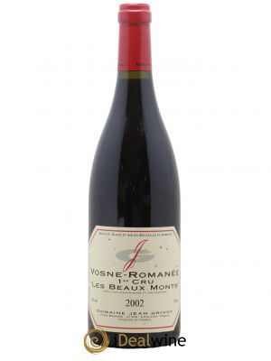 Vosne-Romanée 1er Cru Les Beaux-Monts Jean Grivot  2002 - Lot de 1 Bouteille