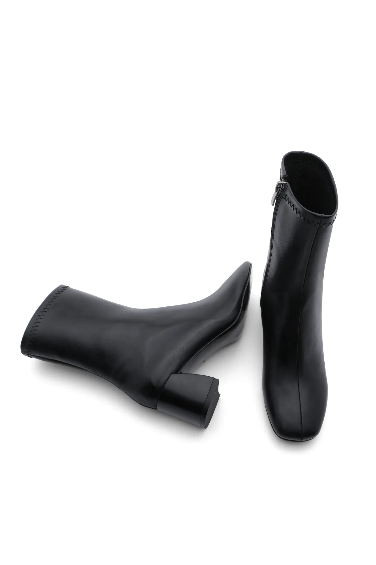 Marjin  Stiefelette - Schwarz - Blockabsatz