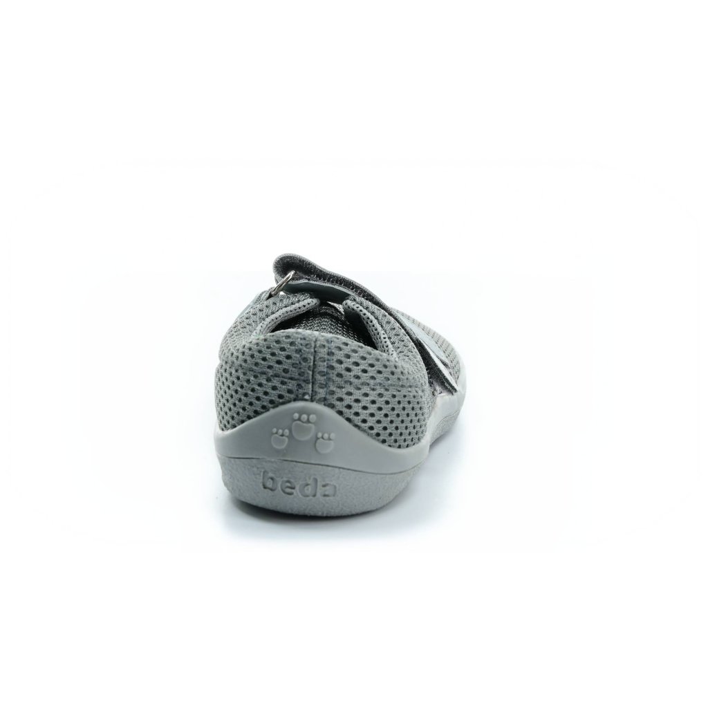 Beda Alex Barfußsneakers grau (BF 0001/STW/Mesh)
